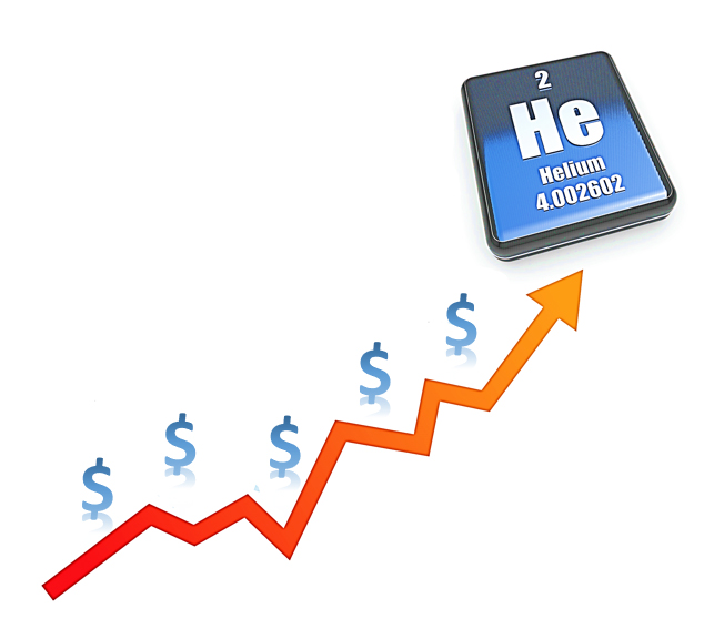 Rising helium cost
