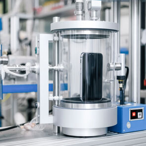 leak testing mobile phone in test chamber leak testing mobile phone in test chamber