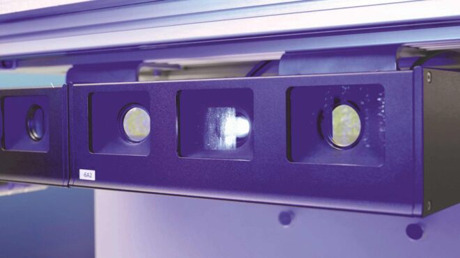 3D scanner in action, using advanced technology to measure precisely. 3D scanner from INFICON