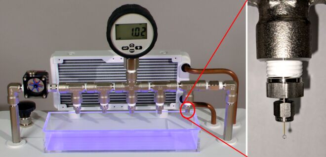 Test setup cooling circuit Test setup cooling circuit