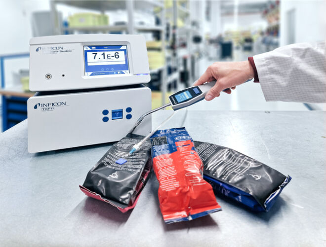 Sentrac and TGF11 for packaging leak test Sentrac and TGF11 for packaging leak test